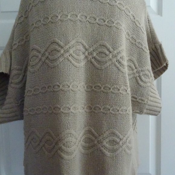 Coldwater Creek Size L 14-16 Tan Bolero/Cardigan/Sweater/Shrug/Jacket - Picture 5 of 9